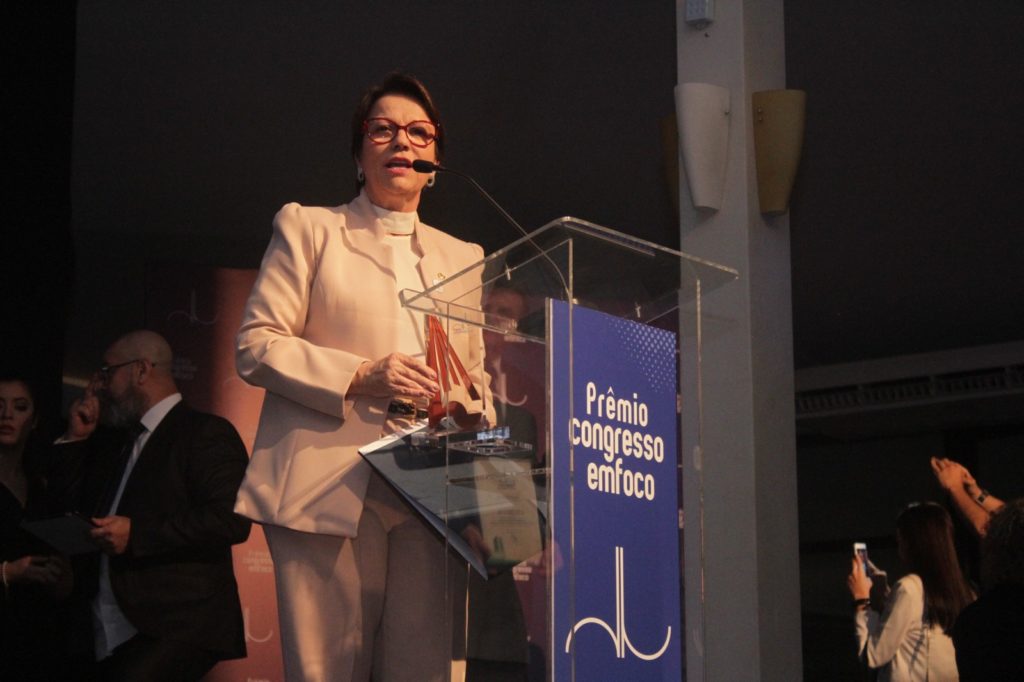 Tereza Cristina, uma dos vencedores do Prêmio Congresso em Foco
