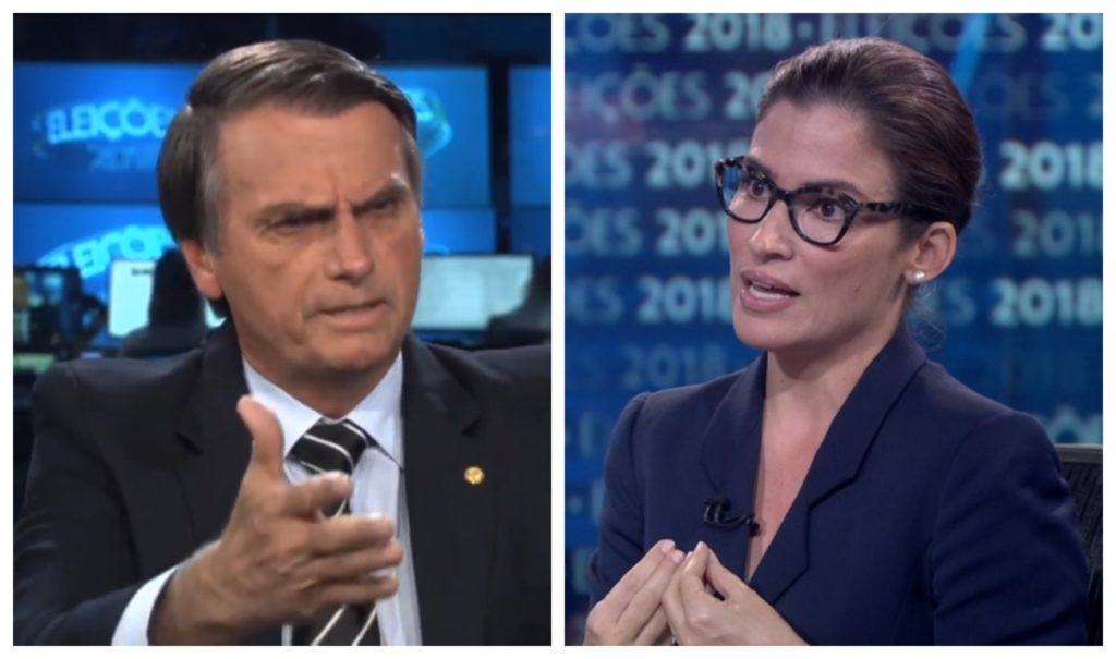 Senador Flávio Bolsonaro anunciou que o presidente Jair Bolsonaro dará entrevista ao Jornal Nacional de dentro do Palácio da Alvorada.[fotografo]Reprodução/TV Globo[/fotografo]