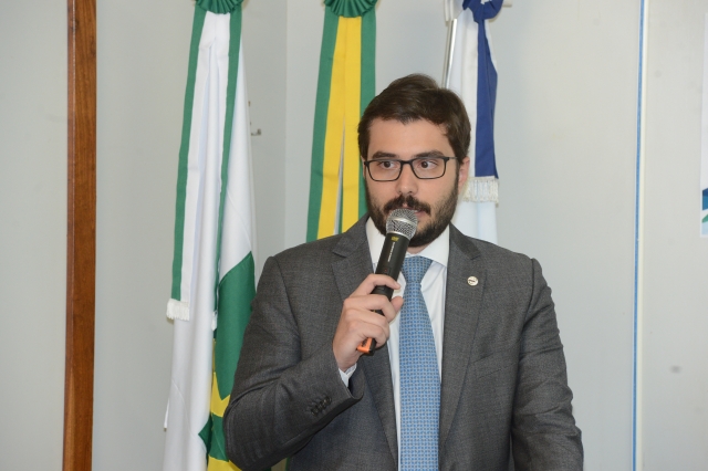 Rodrigo Sérgio Dias no dia em tomou posse como presidente da Funasa, em 25 de abril de 2017