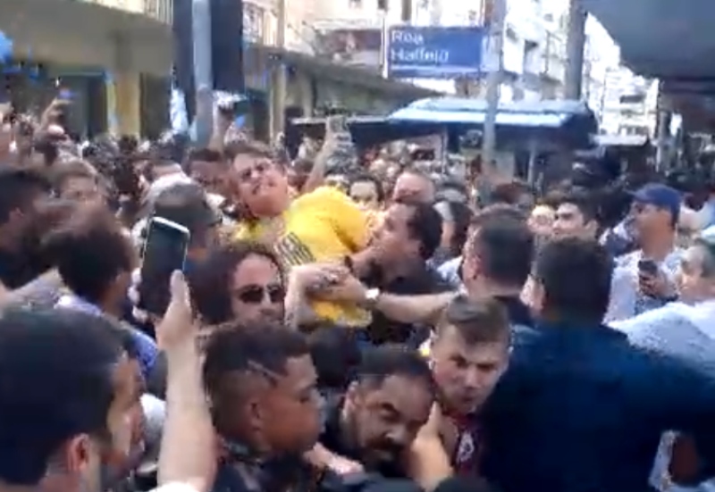 Bolsonaro esfaqueado em Minas