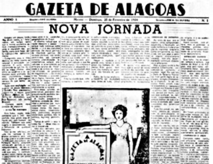 Jornal. Primeira capa do jornal, de 1934