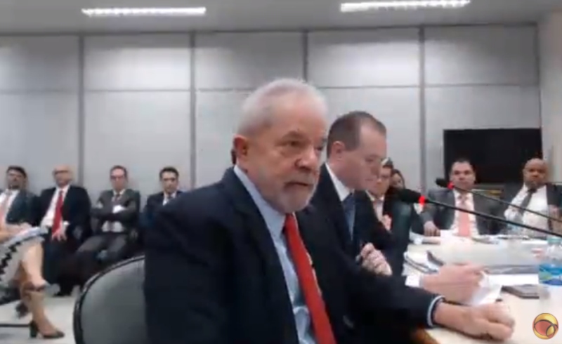 Lula. Ex-presidente foi ouvido pela juíza federal Gabriela Hardt, que substitui Sérgio Moro