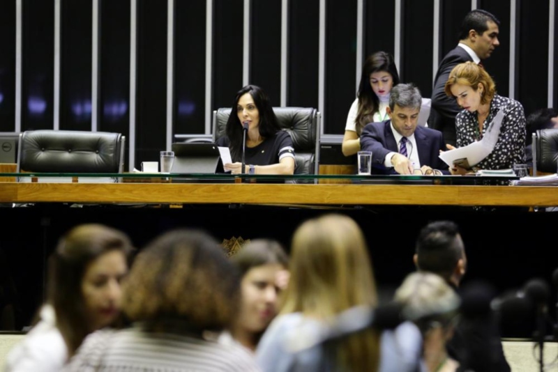 Câmara. Mulheres dominaram o plenário na votação consensual de plenário nesta segunda-feira