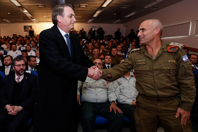 Brasil de Bolsonaro: presença de militares de Israel incomoda