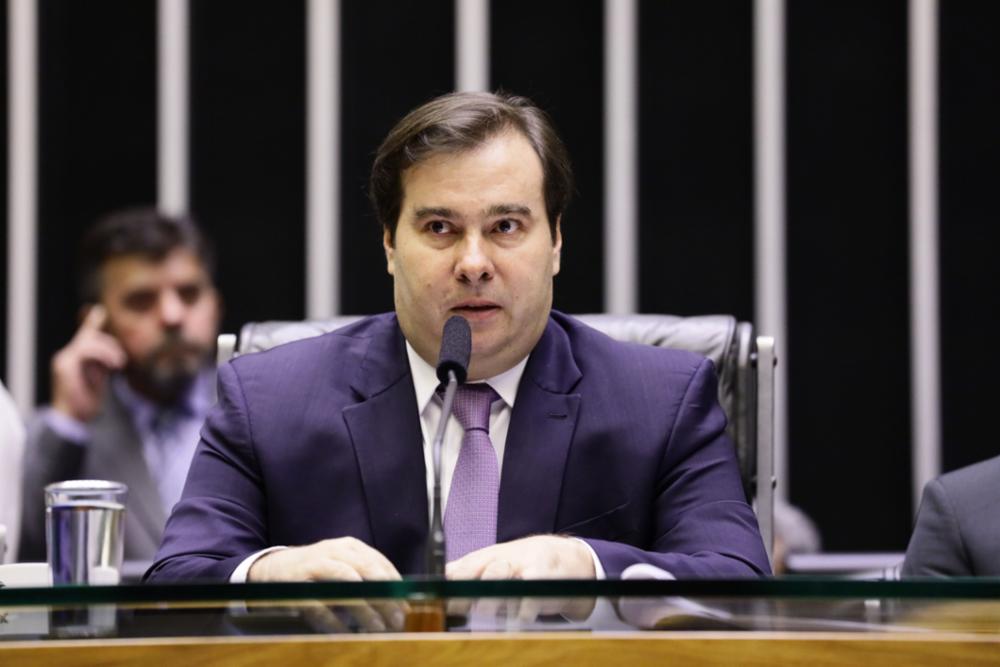 O presidente da Câmara, Rodrigo maia (DEM-RJ), em foto de Luis Macedo/Ag. Câmara