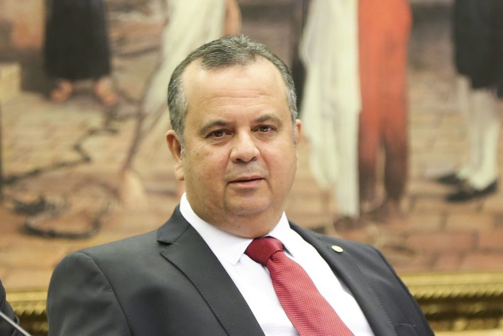 Ex-ministro de Bolsonaro, Rogério Marinho concorre à presidência do Senado contra Rodrigo Pacheco e Eduardo Girão. Foto: Marcelo Camargo/Agência Brasil