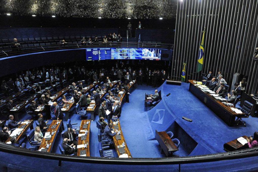 Plenário do Senado Federal. [fotografo] Roque de Sá/Agência Senado [/fotografo]. Casa quer aprovar PEC Emergencial