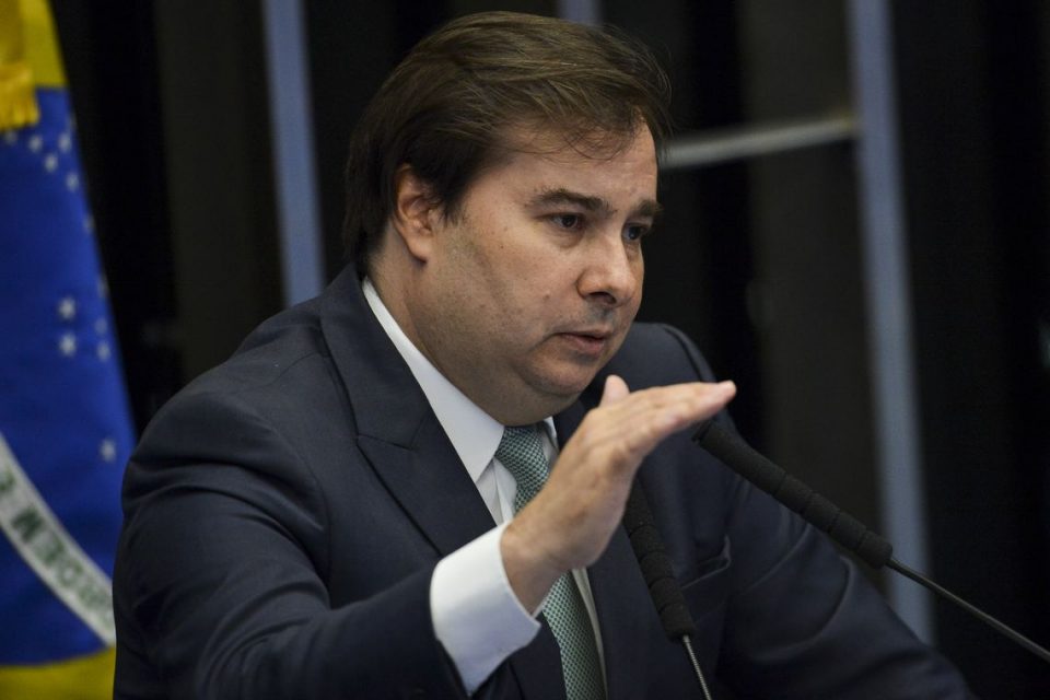 O presidente da Câmara, Rodrigo Maia (DEM-RJ) [fotografo] Marcelo Camargo / Agência Brasil [/fotografo].