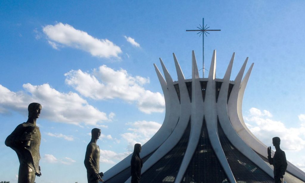 Catedral de Brasília. STF permitiu que cultos e missas presenciais permaneçam proibidospor conta da pandemia [fotografo]José Cruz/Agência Brasil[/fotografo]