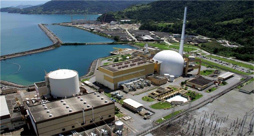 Usina Nuclear de Angra dos Reis, no Rio de Janeiro