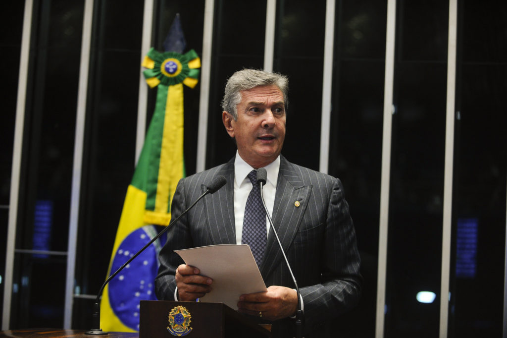 Em discurso, senador Fernando Collor (Pros-AL). [fotografo]Marcos Oliveira/Agência Senado[/fotografo]