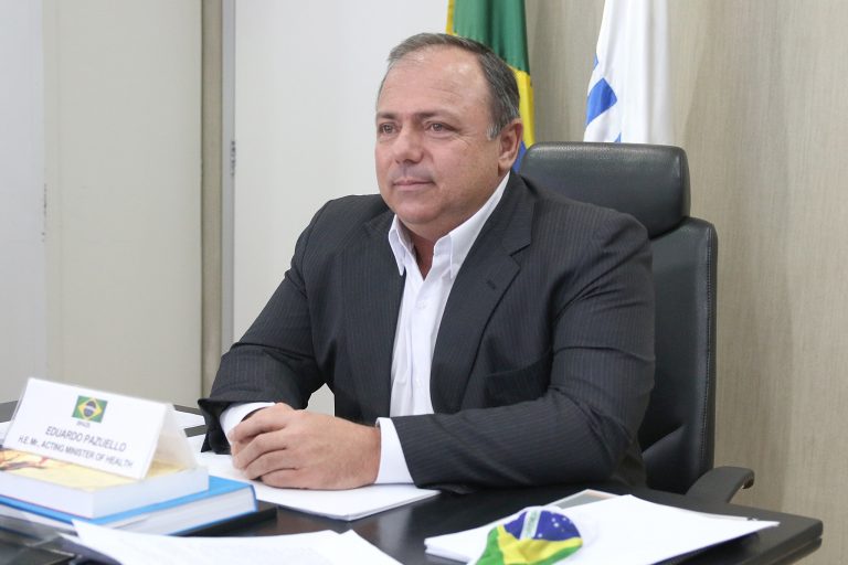 Ministro da Saúde, general Eduardo Pazuello.[fotografo]Erasmo Salomão/MS[/fotografo]