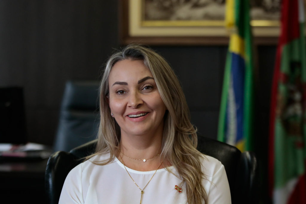 Governadora Daniela Reinehr 22/10/2020 Florianópolis, SC, Brasil Foto de Mauricio Vieira/Secom