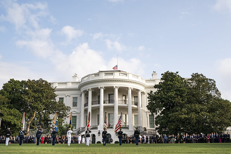 A Casa Branca, sede do poder nos EUA. Eleição nos Estados Unidos ocorre hoje, 3 de novembro de 2020 [fotografo]Joyce N. Boghosian/White House Photo via Flickr[/fotografo]