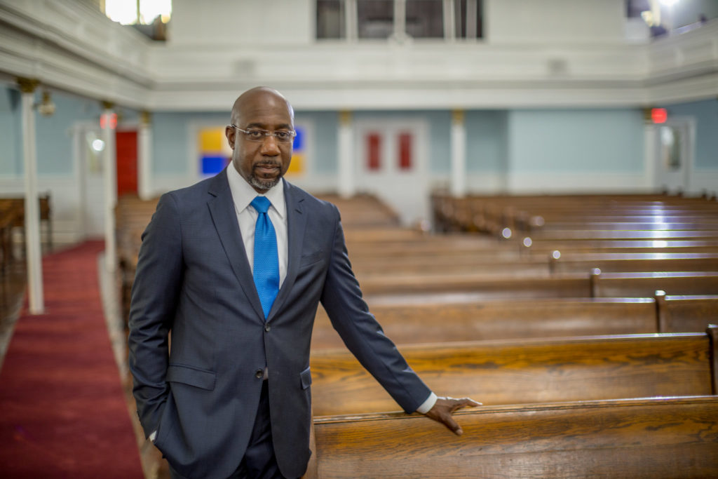 Pastor na mesma igreja de Martin Luther King, Raphael Warnock é o primeiro senador negro eleito pela Geórgia. [fotografo]Raphael Warnock via Flickr[/fotografo]