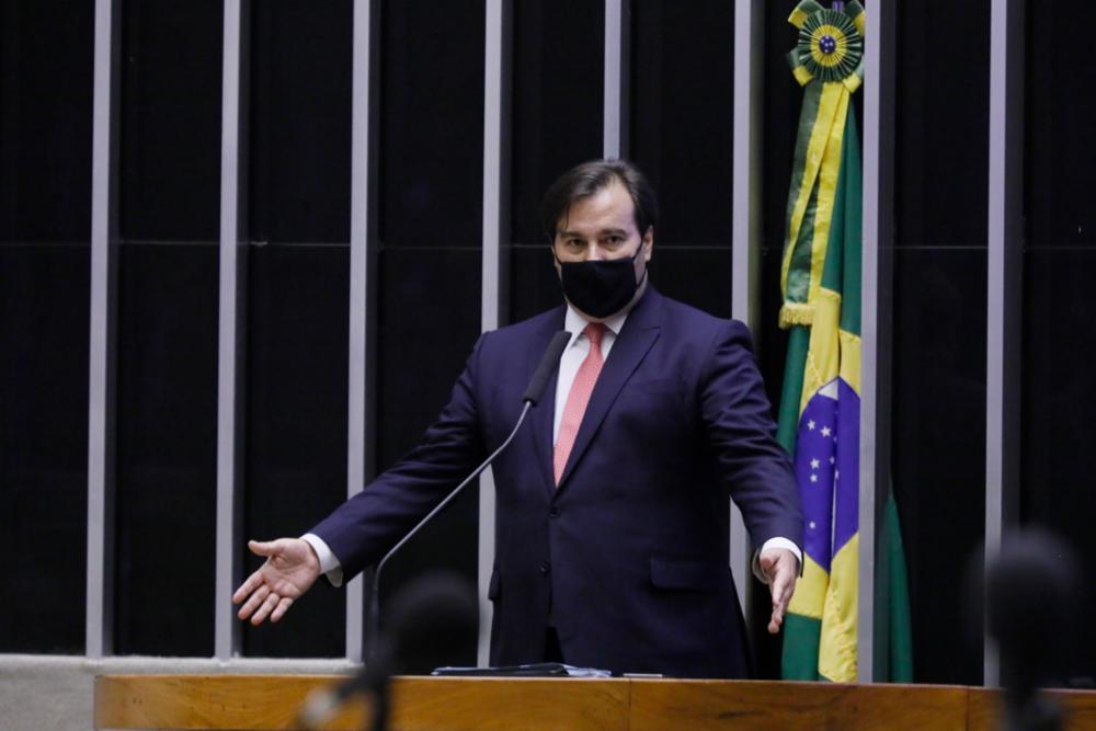 Rodrigo Maia em discurso na Câmara dos Deputados [fotografo] Câmara dos Deputados [/fotografo]
