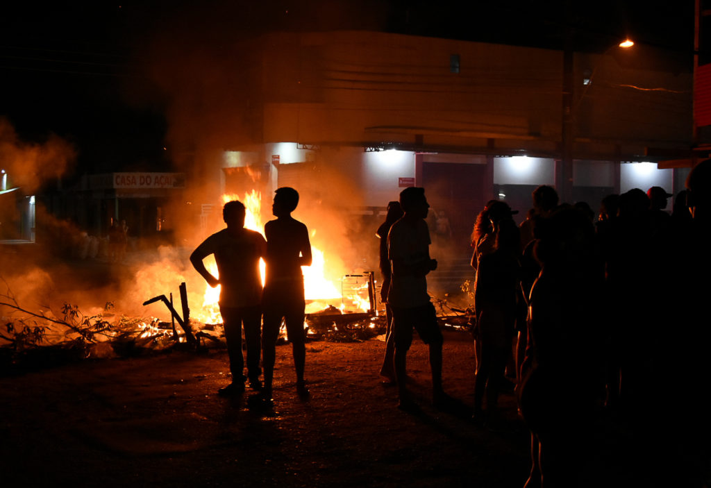 Crise de energia no Amapá, apagão em Macapá. protestos no bairro de Santa Rita em 07 de novembro de 2020(Foto: Rudja Santos/Amazônia Real)