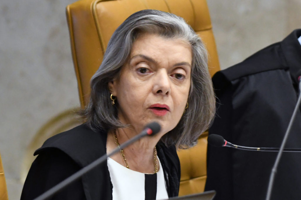Ministra Cármen Lúcia, em sessão de 2019. Ministra reviu sua visão sobre suspeição de Moro sobre Lula [fotografo]STF via Flickr[/fotografo]