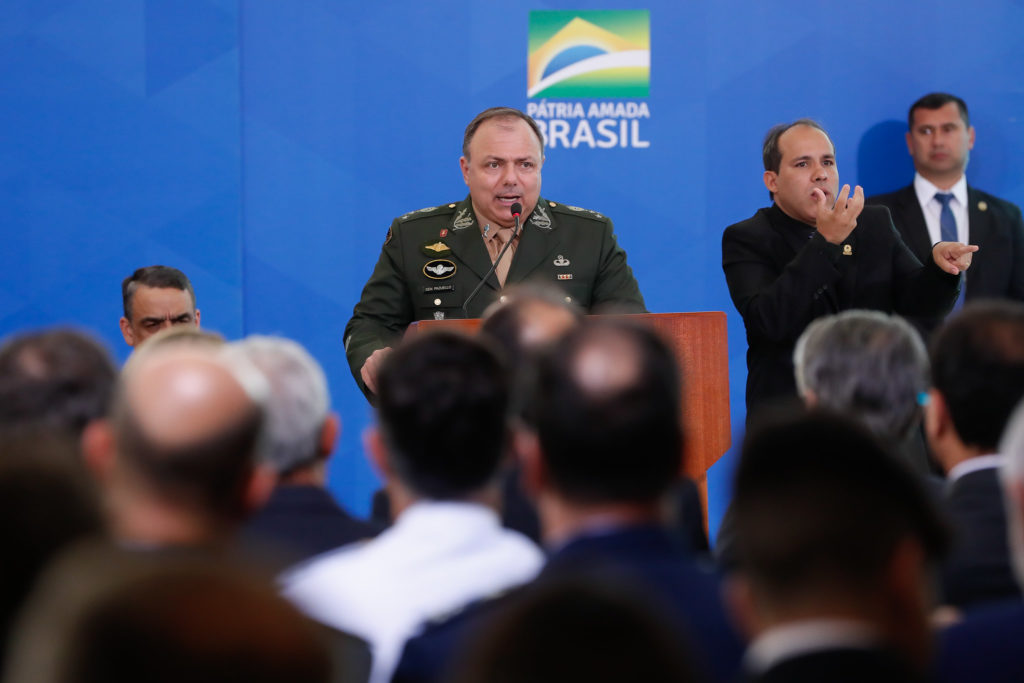 (Brasília - DF, 16/01/2020) Palavras do General de Divisão, Eduardo Pazuello. Foto: Alan Santos/PR
