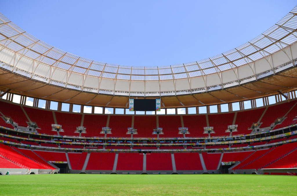 Estádio Nacional de Brasília deve receber jogos da Copa América, mas apenas 10,4% receberam duas doses [fotografo]Paula Fróes/Setur-DF[/fotografo]