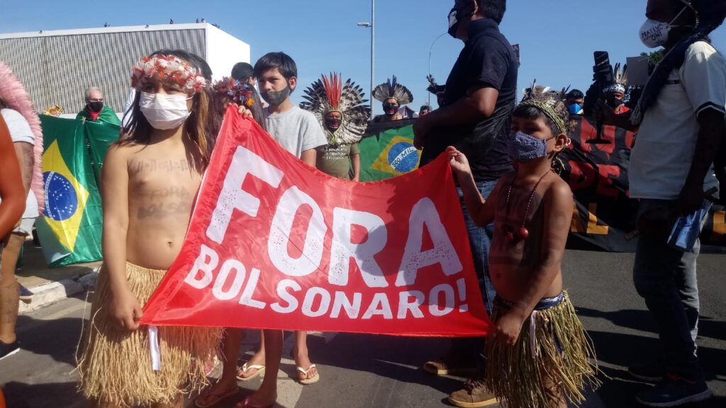 Manifestação contra Jair Bolsonaro em Brasília em 19/06/2021 [fotografo] Tiago Rodrigues [/fotografo]