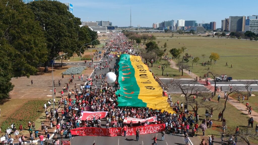 Manifestação contra Bolsonaro em Brasília [fotografo] Tiago Rodrigues [/fotografo]