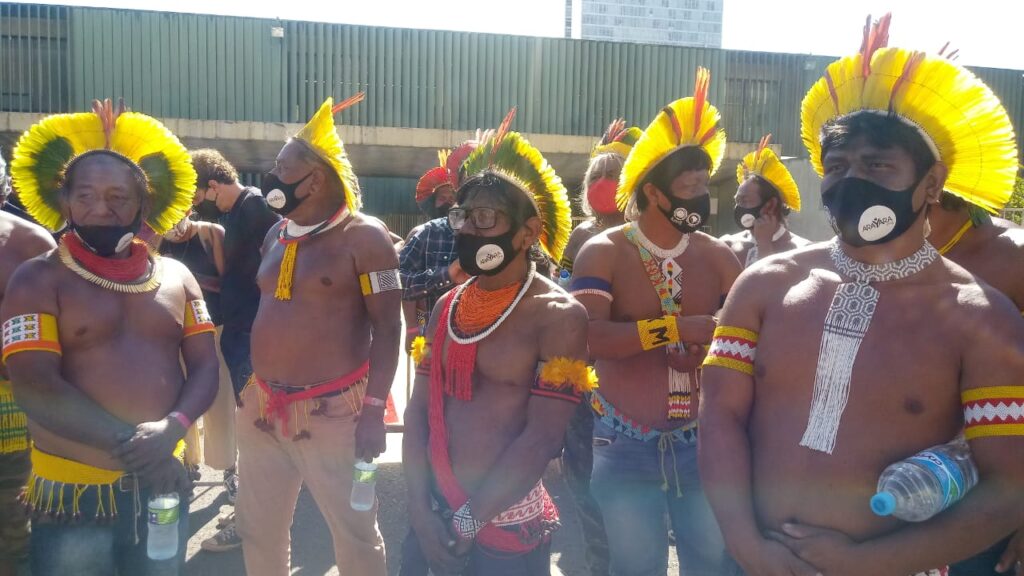 PL 490 Manifestação de indígenas contra PL de demarcação de terras [fotografo] Tiago Rodrigues [/fotografo]