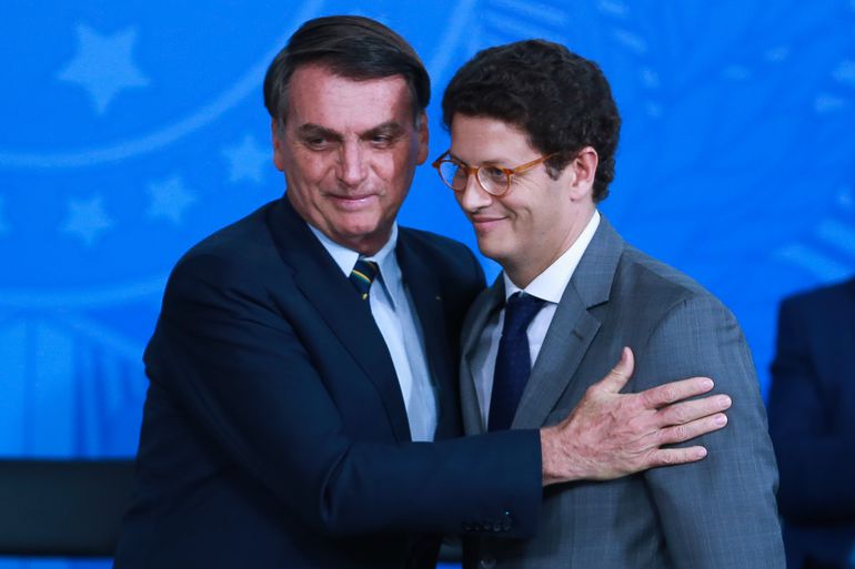 Bolsonaro e Salles [fotografo] Valter Campanato/Agência Brasil[/fotografo]