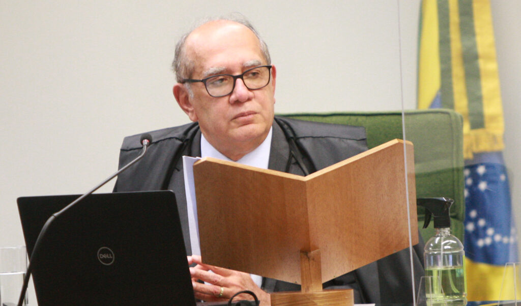 O ministro do Supremo Tribunal Federal (STF), Gilmar Mendes, em sessão em junho de 2021 [fotografo]Supremo Tribunal Federal via Flickr[/fotografo]