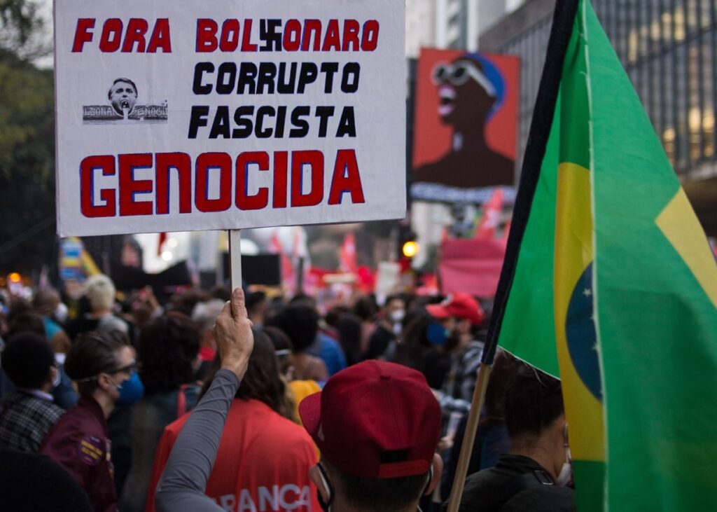 Manifestações na avenida Paulista pedindo o Impeachment do presidente Bolsonaro [fotografo] Felipe Campos Mello/Fotos Públicas [/fotografo]