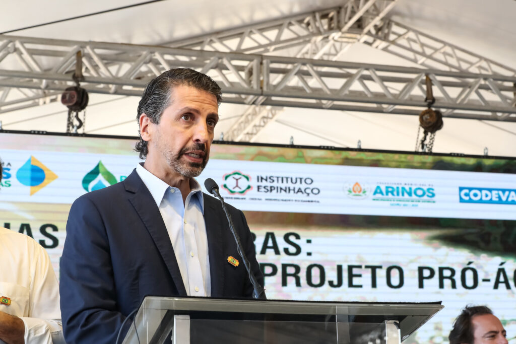 COP26 - (Arinos - MG, 17/09/2021) Palavras do Ministro de Estado do Meio Ambiente, Joaquim Álvaro pereira Leite. Foto: Marcos Corrêa/PR