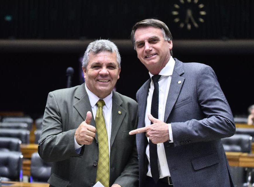 Jair Bolsonaro e Alberto Fraga