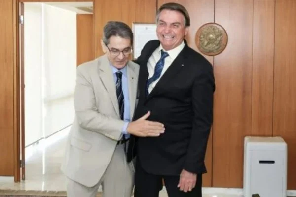 Jair Bolsonaro e Roberto Jefferson