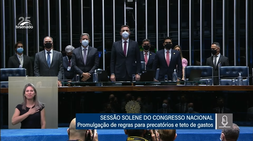 Senado. Auxílio Brasil. Foto: Reprodução/TV Senado
