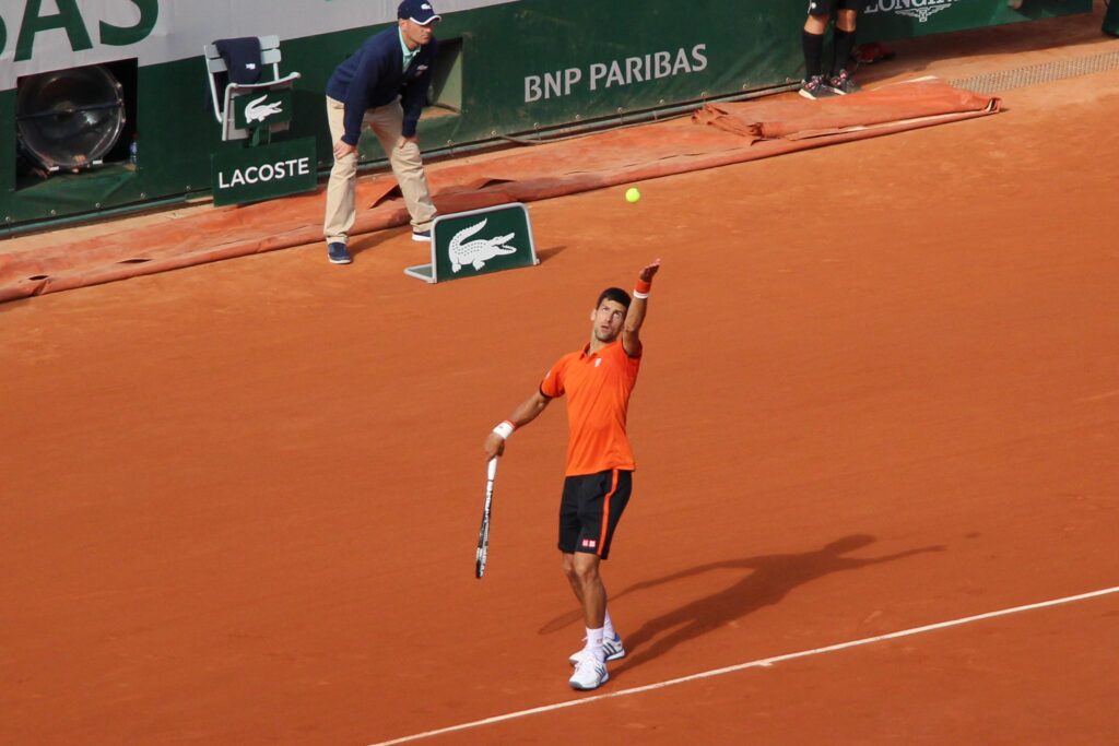 Serb Novak Djokovic at 2015 French Open.. Foto: Fred Romero via Flickr