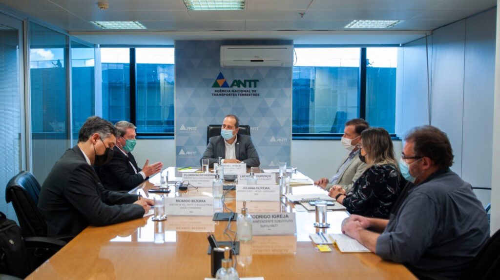 Itapemirim participa de reunião na ANTT, visando evitar colapso de sua empresa de ônibus. Foto: ANTT via Twitter
