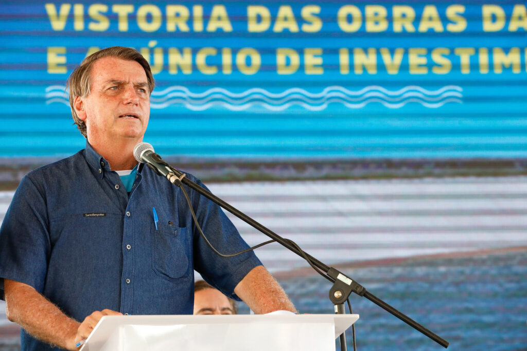 Em visita a cidade de Jucurutu (RN), presidente Jair Bolsonaro (PL) afirmou não ter errado durante a pandemia. Foto: Alan Santos/PR