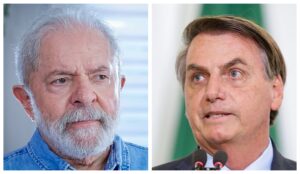 Tags referentes a Lula e Bolsonaro competem espaço nos trending topics nacionais do Twitter, associando-os ao primeiro de abril. Fotos: Ricardo Stuckert e Carolina Antunes/PR