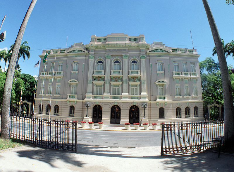 Palácio do Campo das Princesas, sede do governo de Pernambuco. Foto: Hugo Acioly/Turismo PE