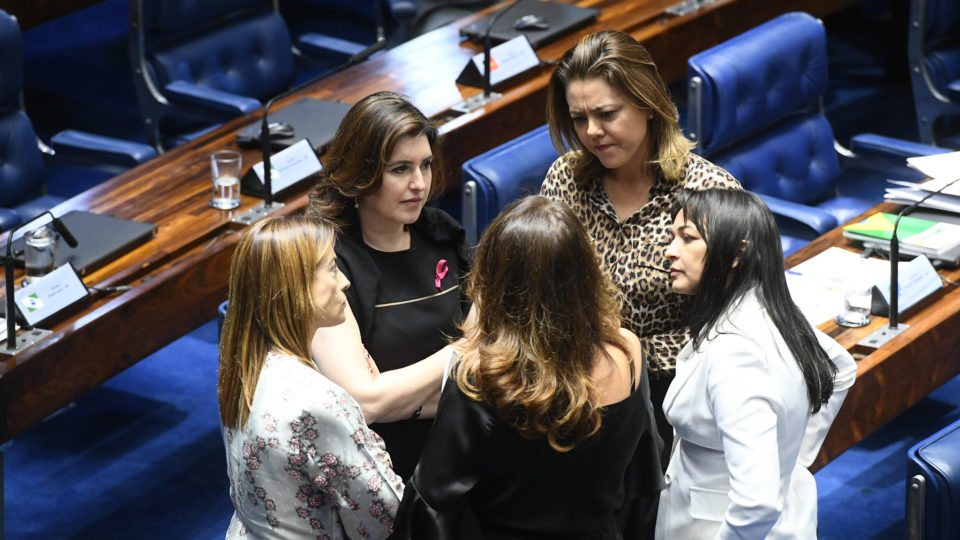 Senadoras Eliziane Gama, Leila Barros, Simone Tebet e Soraya Thronicke tiveram destaque durante a CPI da Covid. Foto: Agência Senado