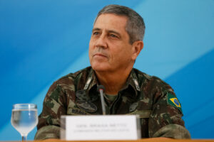 General Braga Neto, comandante militar do Oriente.  Foto: Beto Barata/PR