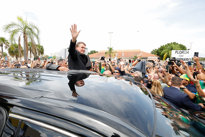 Presidente da República, Jair Bolsonaro durante visita à cidade de Orlando. Foto: Alan Santos/PR