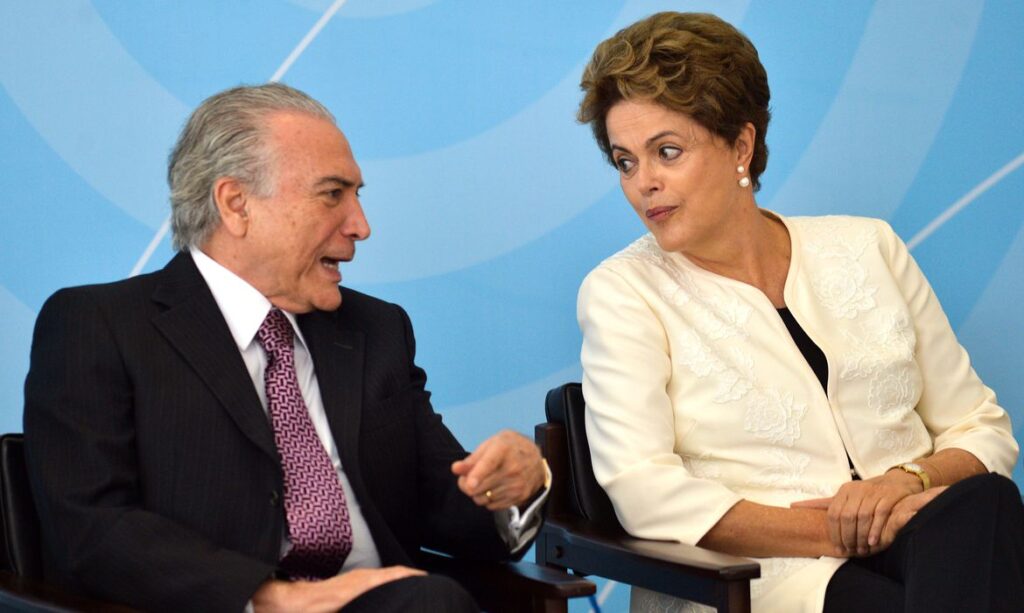 Segundo a ex-presidente Dilma Rousseff, o ex-presidente Michel Temer “articulou uma das maiores traições políticas dos tempos recentes”. Foto: José Cruz/Agência Brasil
