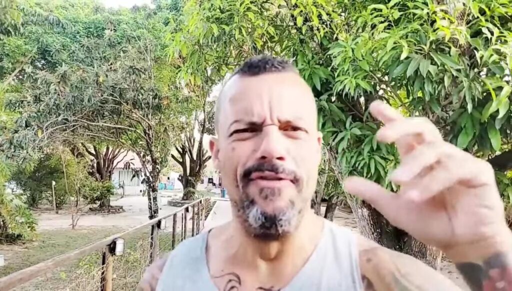 Ivan Pinto está preso desde julho por conta de ameaças direcionadas aos ministros do STF e ao ex-presidente Lula. Foto: reprodução/youtube