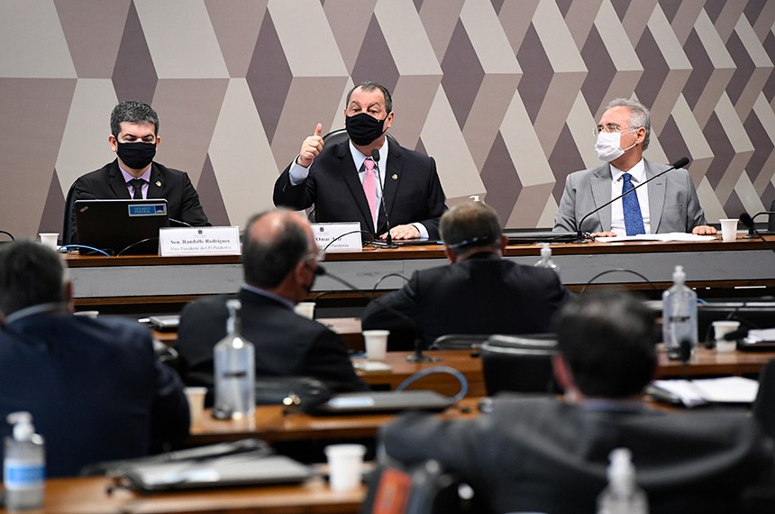Senadores criticaram a decisão da PGR que blindou o presidente Jair Bolsonaro das investigações decorrentes da CPI da Covid. Foto: Edilson Rodrigues/Agência Senado