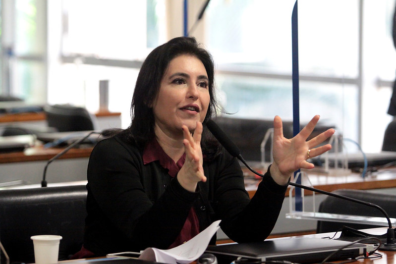 Simone Tebet defende mudança no IPCA previsto dentro do arcabouço fiscal. Foto: Roberto Castello