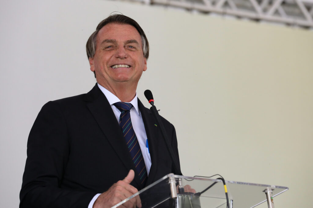 O presidente Jair Bolsonaro vetou o reajuste para policiais e agentes de segurança pública que estava previsto no orçamento do ano que vem. Foto: Clauber Caetano/PR