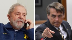 Em uma semana, Bolsonaro conseguiu uma leve aproximação de Lula na Quaest, mas o petista segue em vantagem. Foto: Ricardo Stuckert/Instituto Lula/Wilson Dias/Agência Brasil[/fotografo