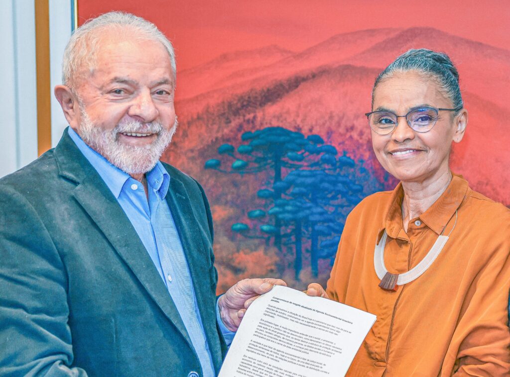 Ex-ministra do Meio Ambiente e candidata a deputada federal, Marina Silva (Rede-SP) manifestou apoio à candidatura do ex-presidente Lula (PT). Foto: Ricardo Stuckert