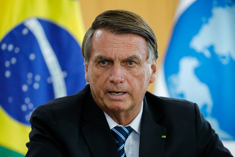 Bancada considera Bolsonaro responsável por fomentar o garimpo que deu origem à crise humanitária nas terras Yanomami. Foto: Isac Nóbrega/PR